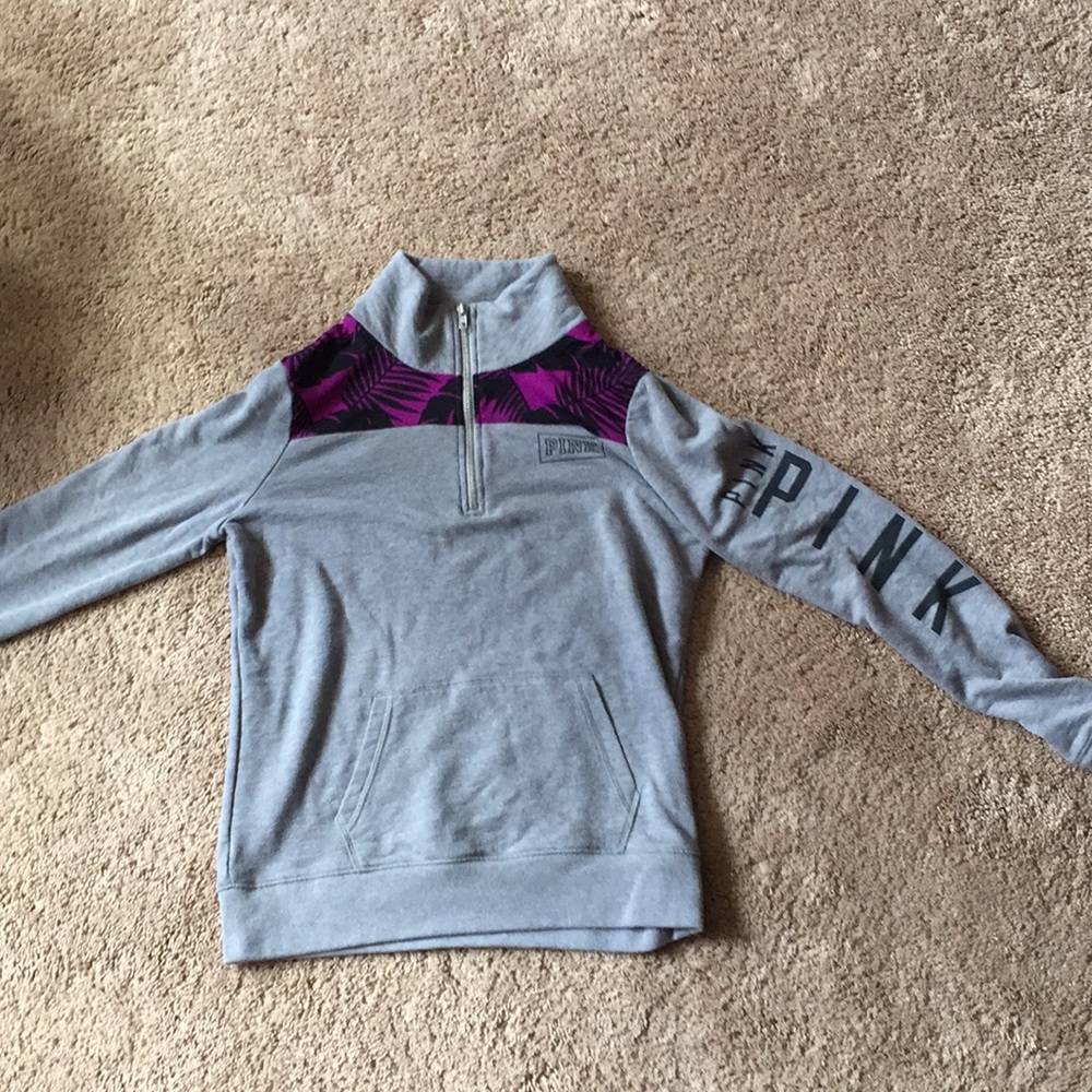 PINK Victoria Secret Sweatshirt (Purple & Grey)